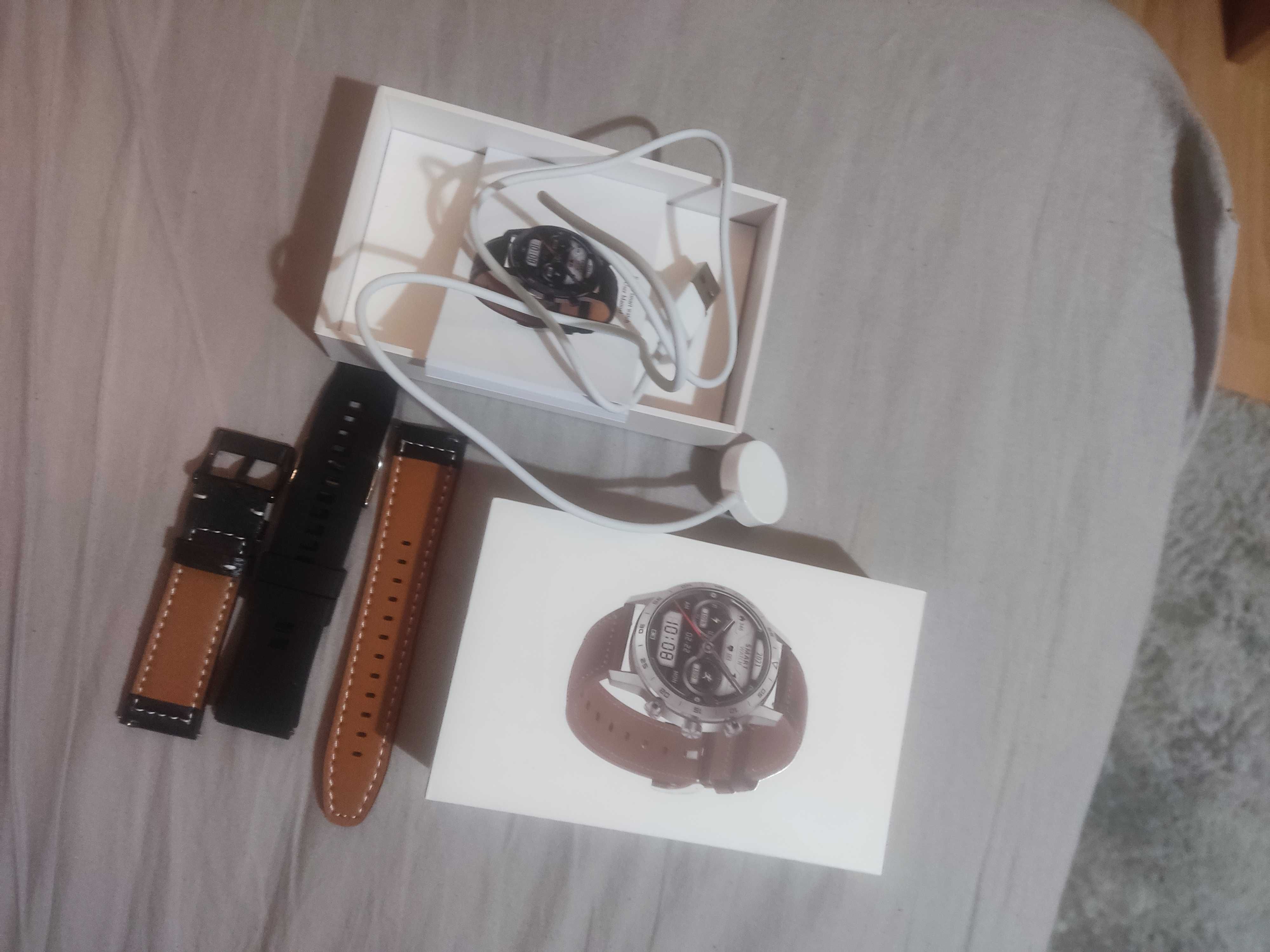 Zegarek Smartwatch (shd ciśnieniomierz ekg pulsometr rozmowy 2 paski)