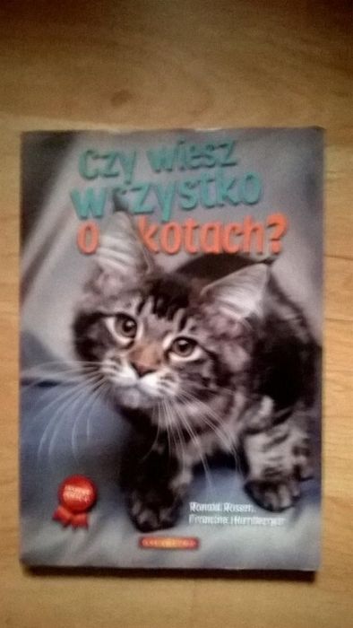 Kot,kocur,kiciuś czyli wszystko o kotach,koty 3 książki
