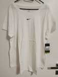 Biała damska bawełniana koszulka na krótki rękaw T-shirt Nike 1X