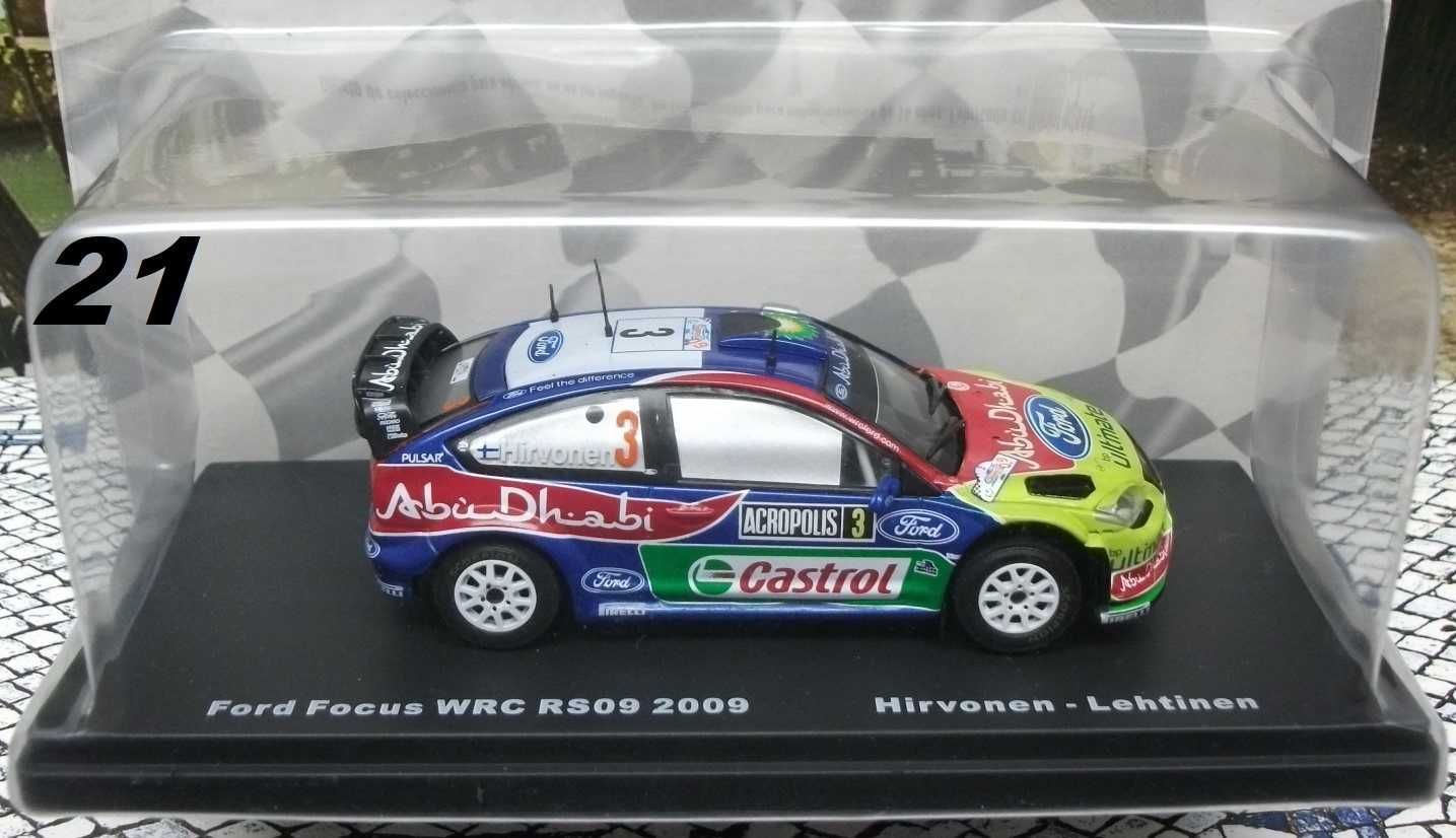 Renault, Ford, Audi, Lancia, Porsche,Citroen, rally WRC  Salvat - 1:43