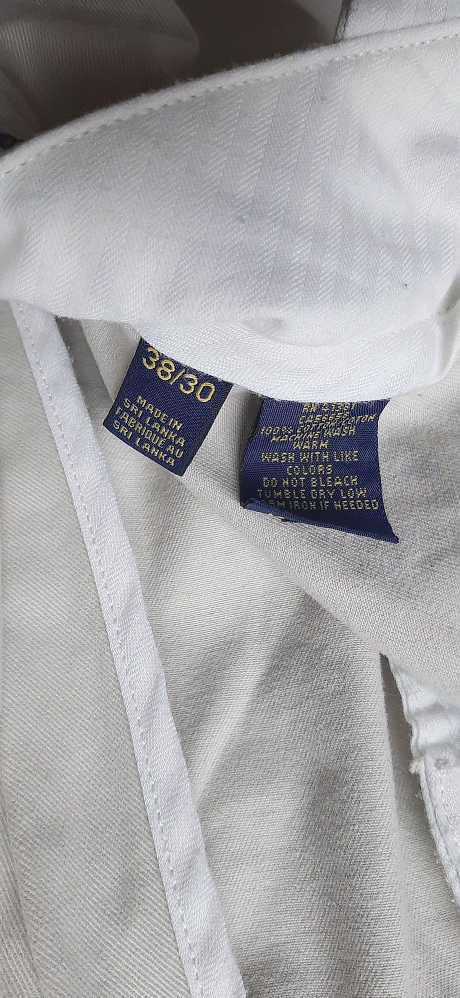 Polo Ralph Lauren beżowe spodnie chinosy męskie prosty krój klasyczne