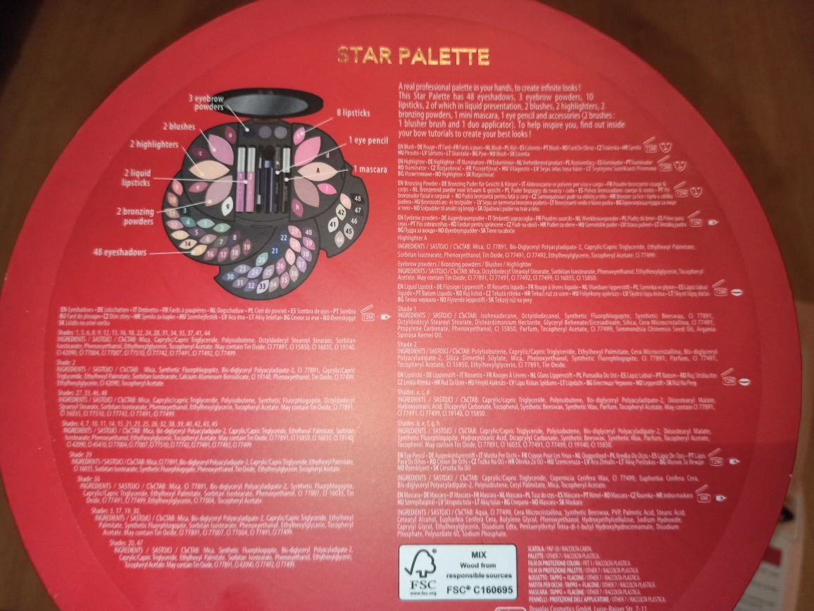 Nowa duża paleta do makijażu Douglas Star Pallette. Idealna na prezent
