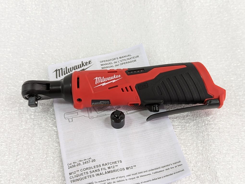 Milwaukee M12 2457-20 Кутовий гайковерт трещітка 1/4, 3/8 (M12IR-0)