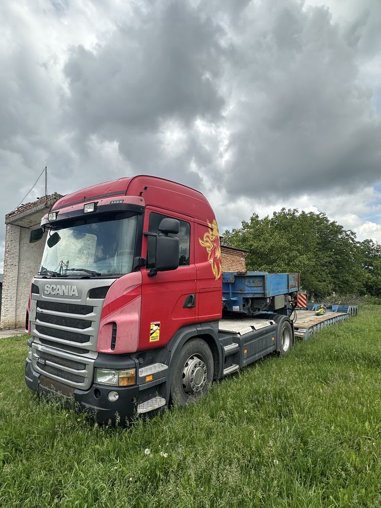 Сідловий тягач SCANIA G400 + Трал Noteboom Lowbed