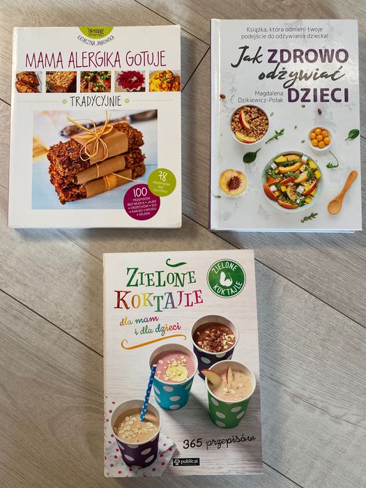 Zestaw książek o zdrowym żywieniu dzieci