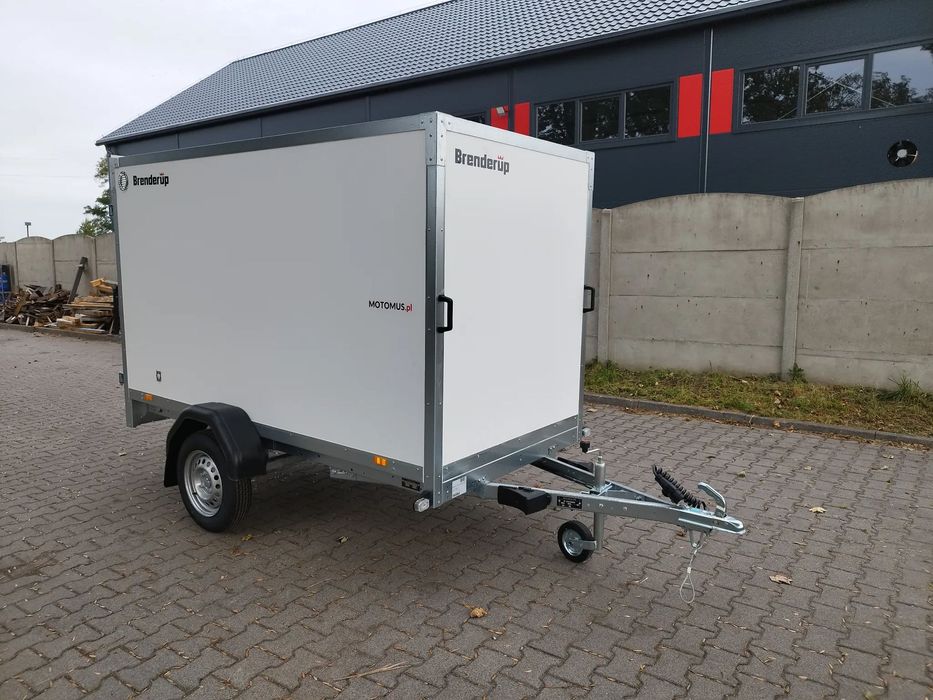 Brenderup Przyczepa Brenderup CD260UB Drzwi lub Rampa kontener 260x130x150 1 oś DMC 750kg