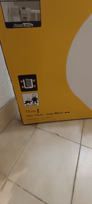 Porta de proteção escadas bebé