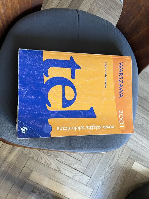 Książka telefoniczna Warszawa 2001