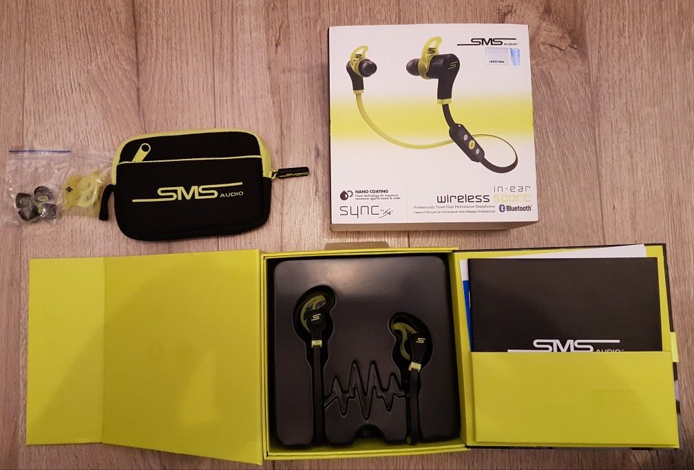 SMS Audio Sync by 50 Cent Wireless In-Ear słuchawki Bluetooth. Bezprze