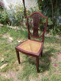 Cadeira em palhinha estilo inglês- Hepplewhite