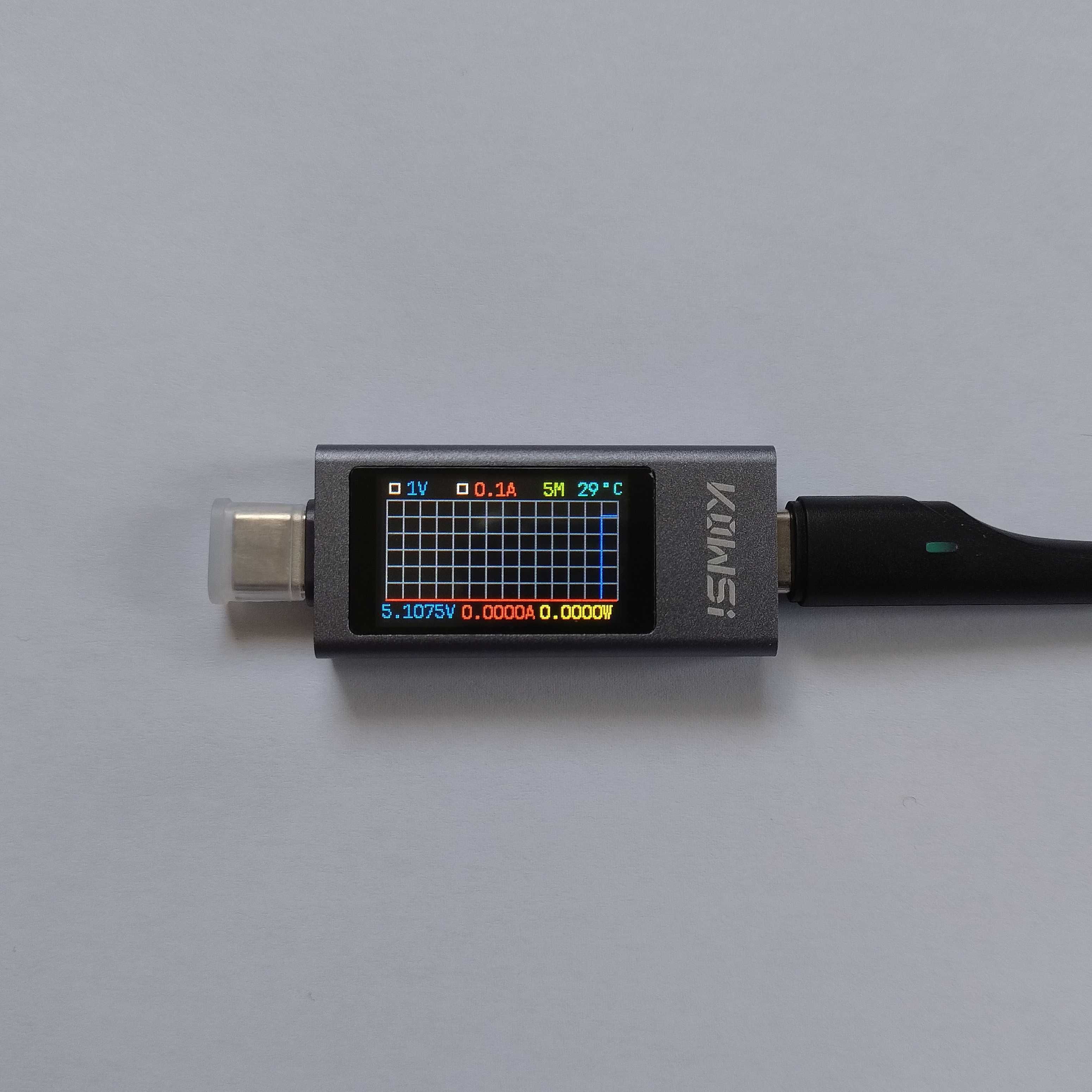 Tester Ładowania USB Woltomierz Miernik Napięcia Amperomierz kws-2303c