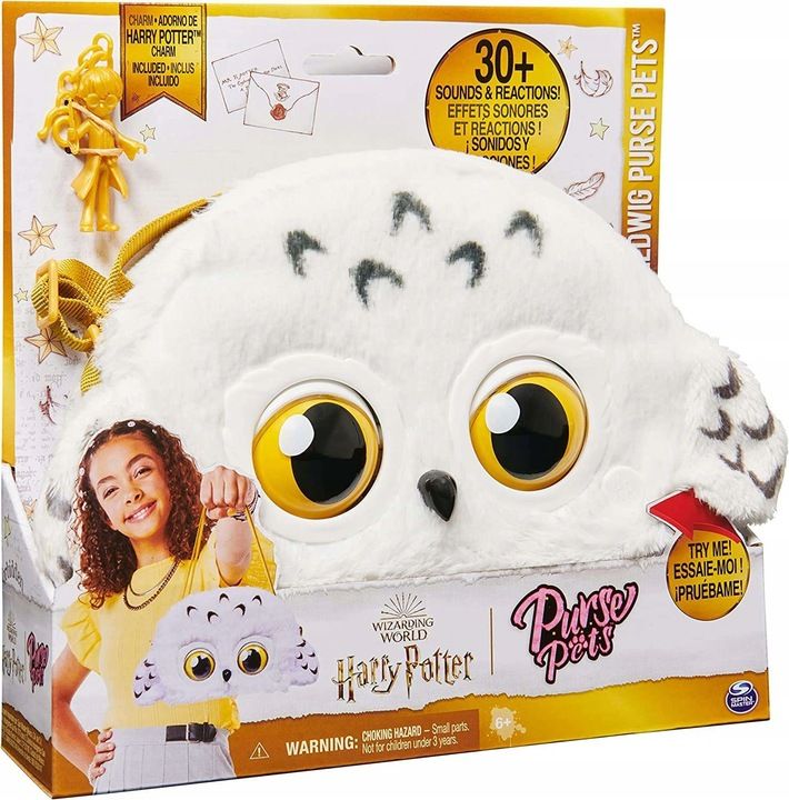 Purse Pets Harry Potter Sowa Hedwiga Interaktywna Torebka Dla Dziewczy
