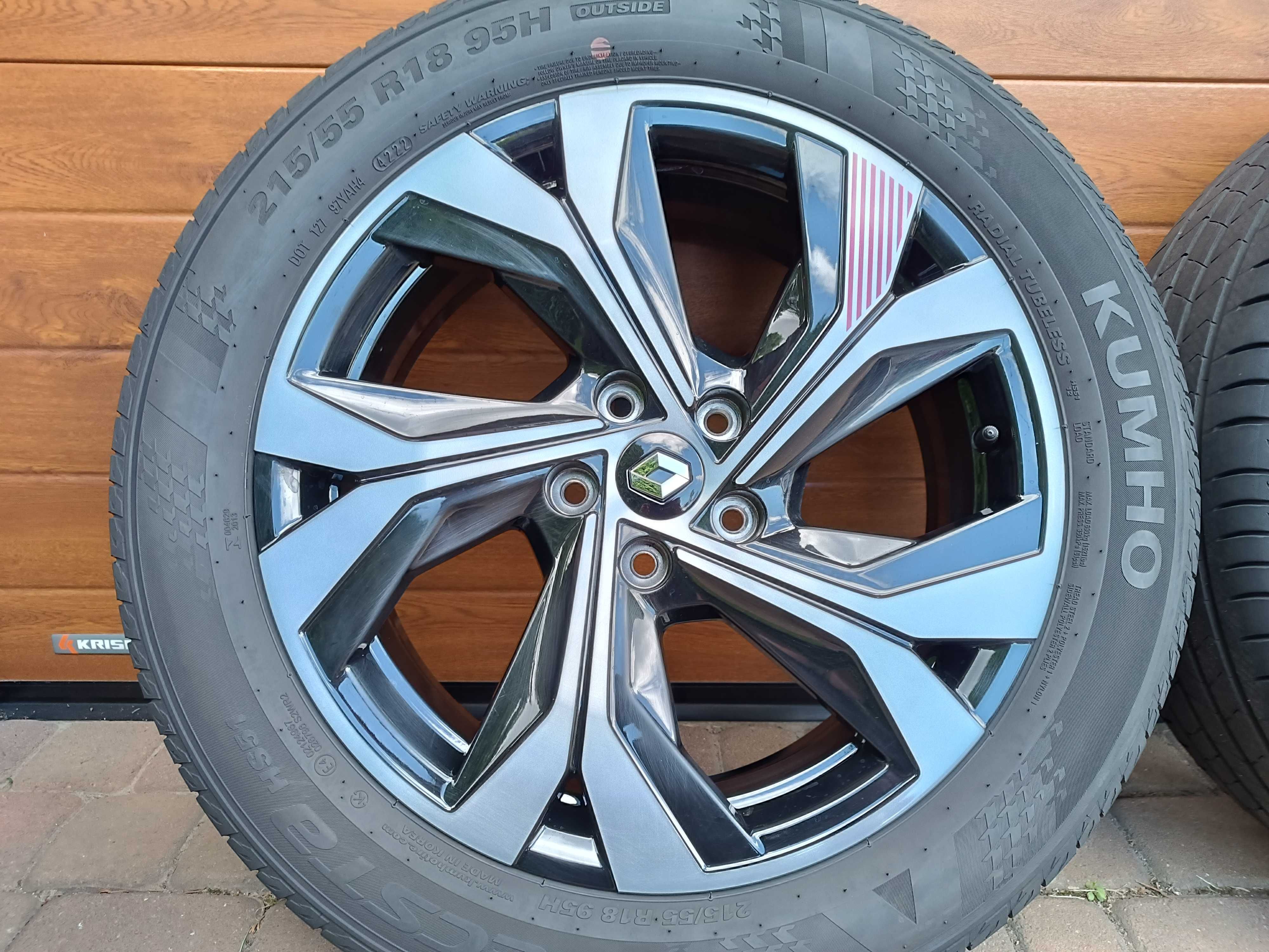 Koła Alufelgi Renault 18" Arkana RS Line Captur Talisman Espace Scenic