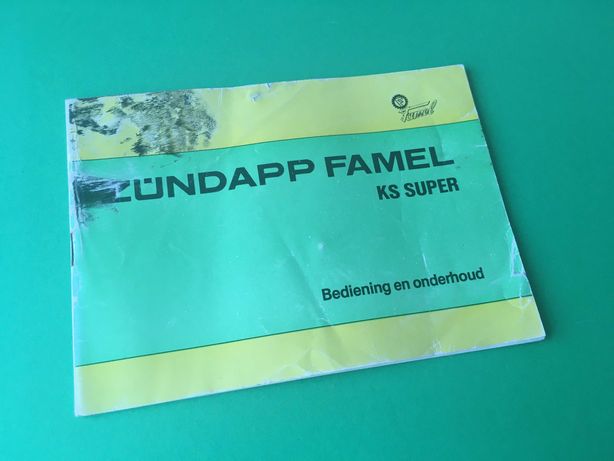 Manual Zundapp Famel KS Super Original