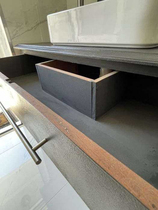 Movel + lavatório + torneira