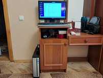 Комп+монік,клава,миша,колонки. SFF IntelCore 2Quad CPU 4GBRAM 320GBROM