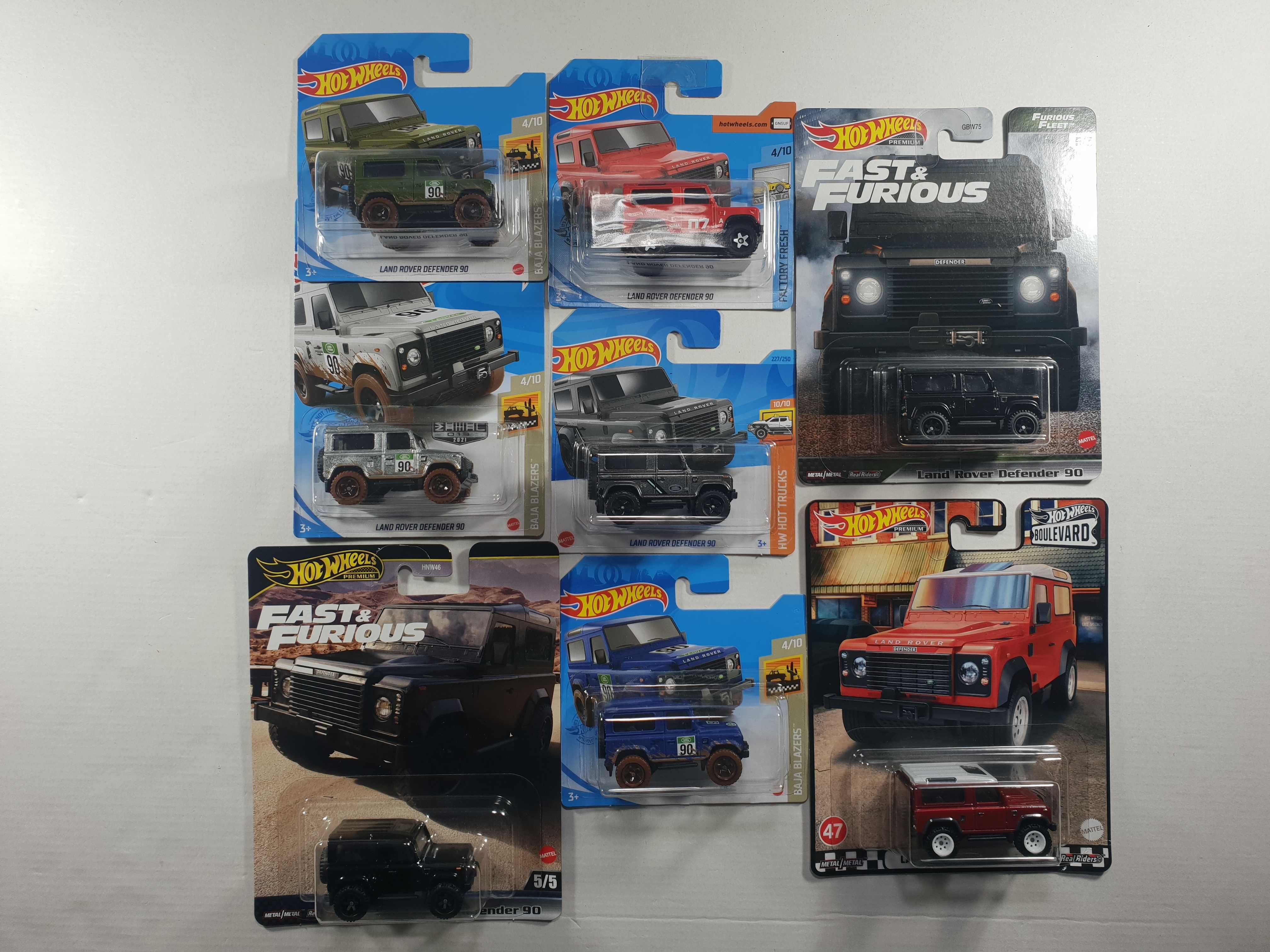 Hot wheels 27 Unid. - Land Rover Defender Coleção