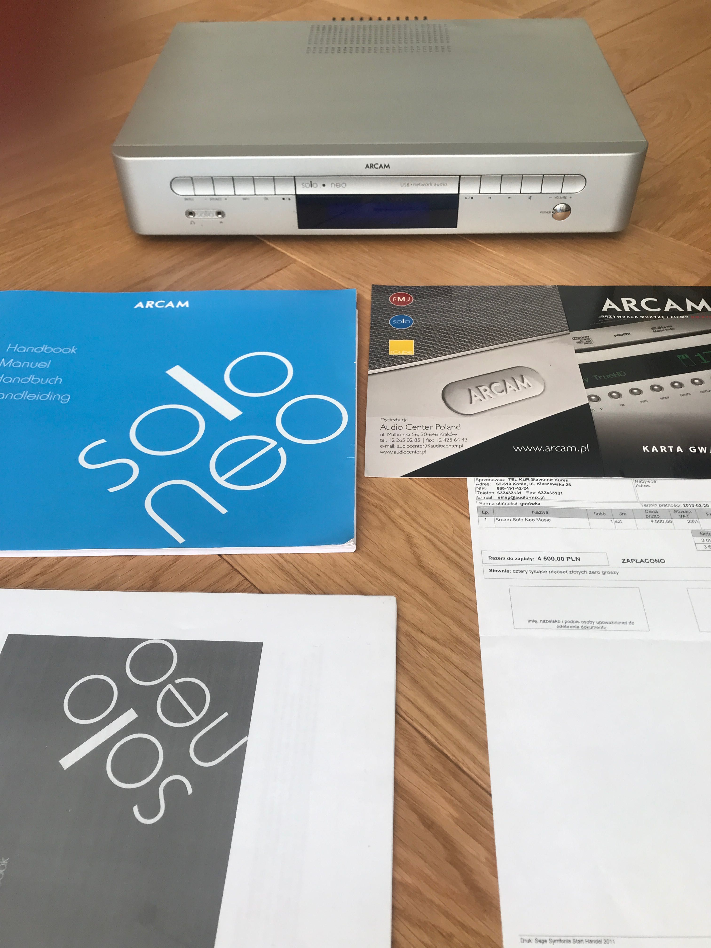 Arcam Solo Neo Music wzmacniacz zintegrowany system stereo  odtwarzacz