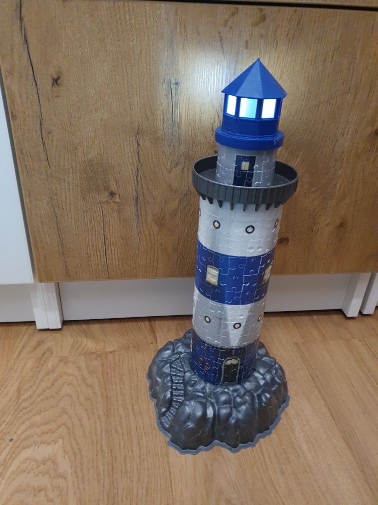 Puzzle 3D Latarnia morska nocą Ravensburger