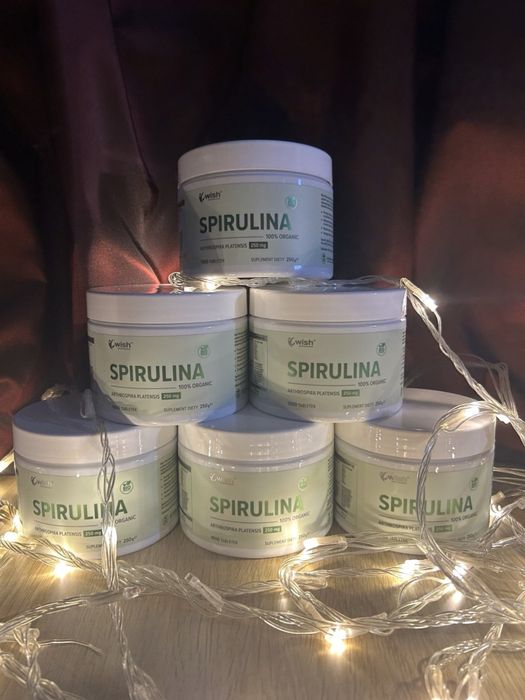 Spirulina 1000 250 mg Wish Спіруліна Хлорелла Спирулина