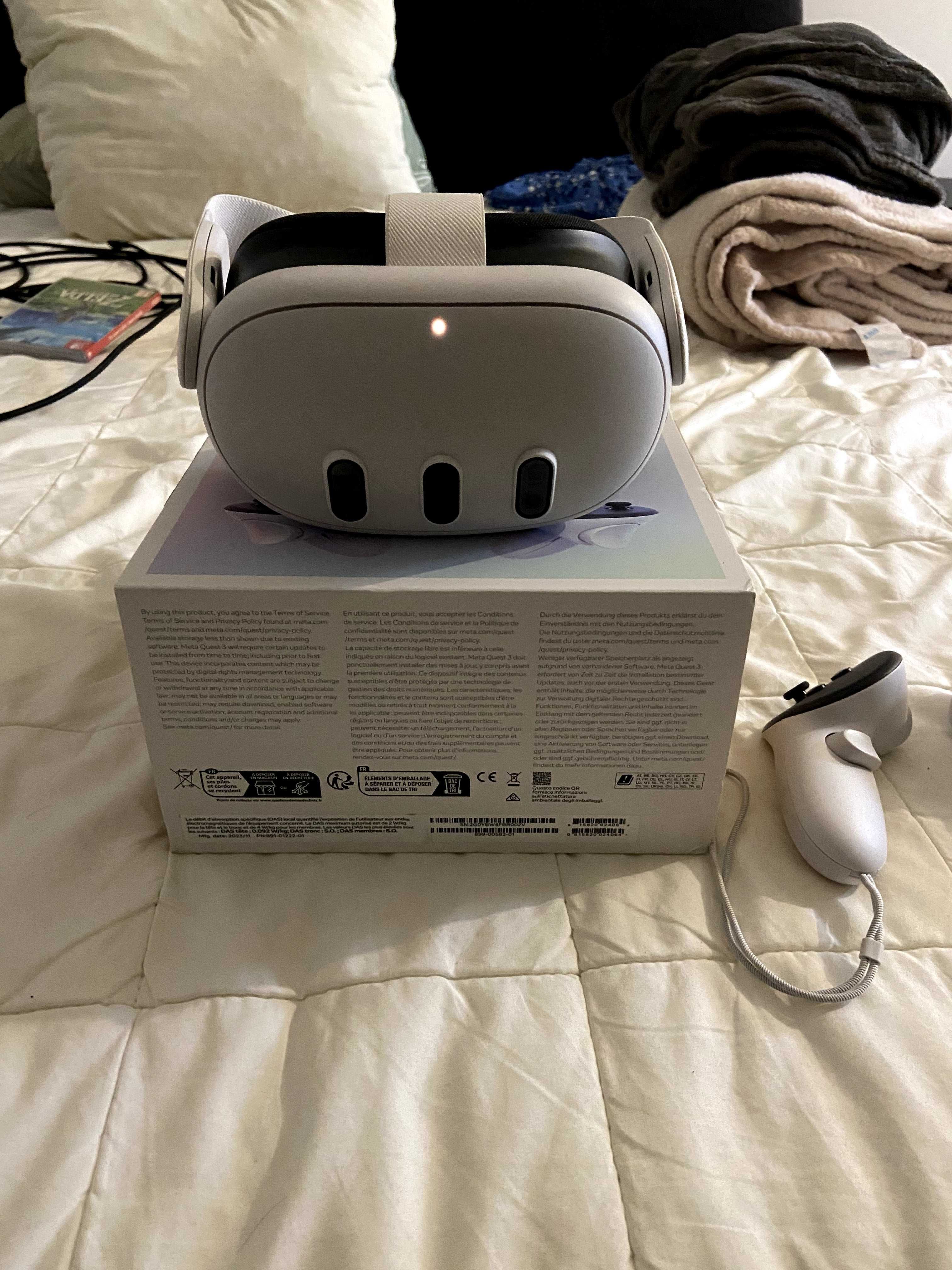 Meta Oculus Quest 3 128GB Stan dobry, jeden martwy piksel