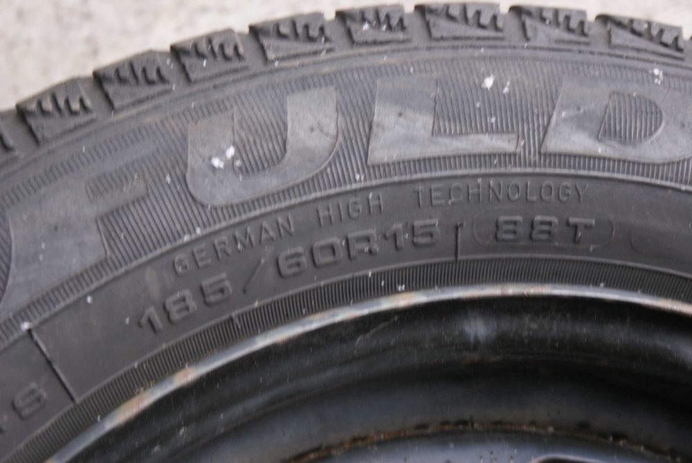 kołaZIMA Ford Ka+ Fiesta Fusion 185/60r15 Fulda