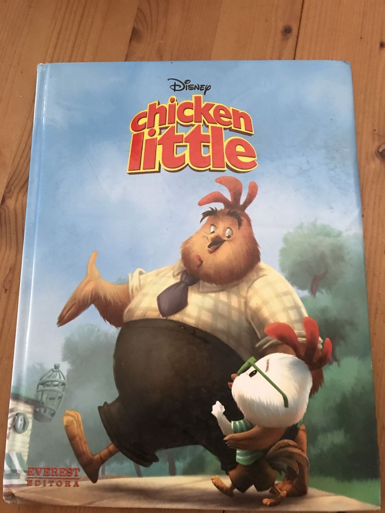 Livro do filme “chicken little“ da Disney