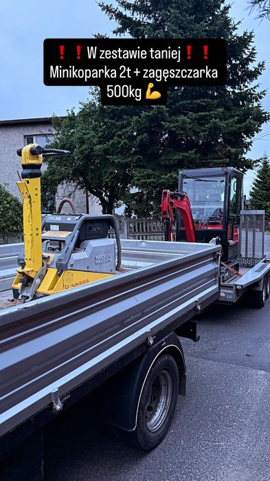 Minikoparka wynajem, wynajem minikoparek i sprzętu budowlanego!