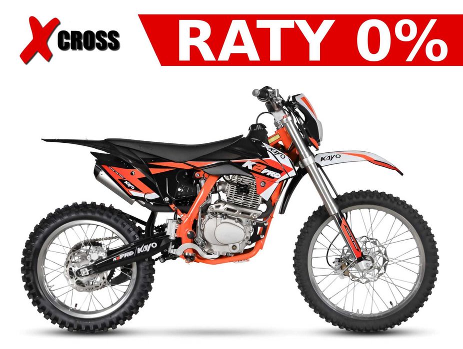 Hit Super Cross Kayo K2 Enduro 250cc PRO 21/18" Raty Dostawa
