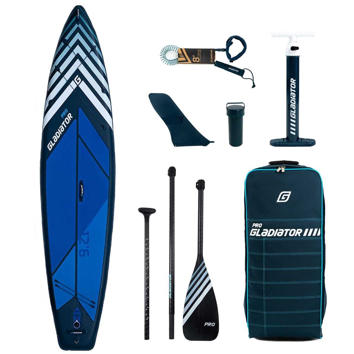 Deska SUP GLADIATOR PRO 12'6 WIDE z carbonowym wiosłem RATY 0%!