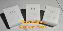Powerline Transmiter sieciowy Netgear zestaw 3szt.