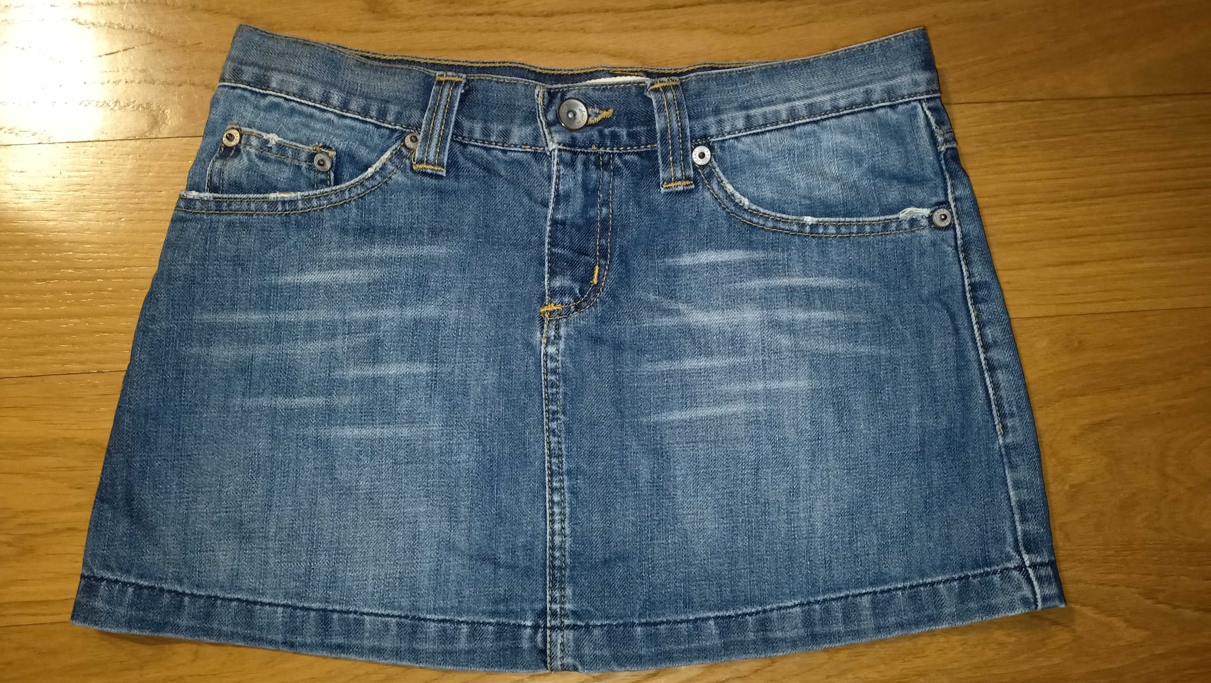 Spódnica ZARA jeans denim mini 34/XS