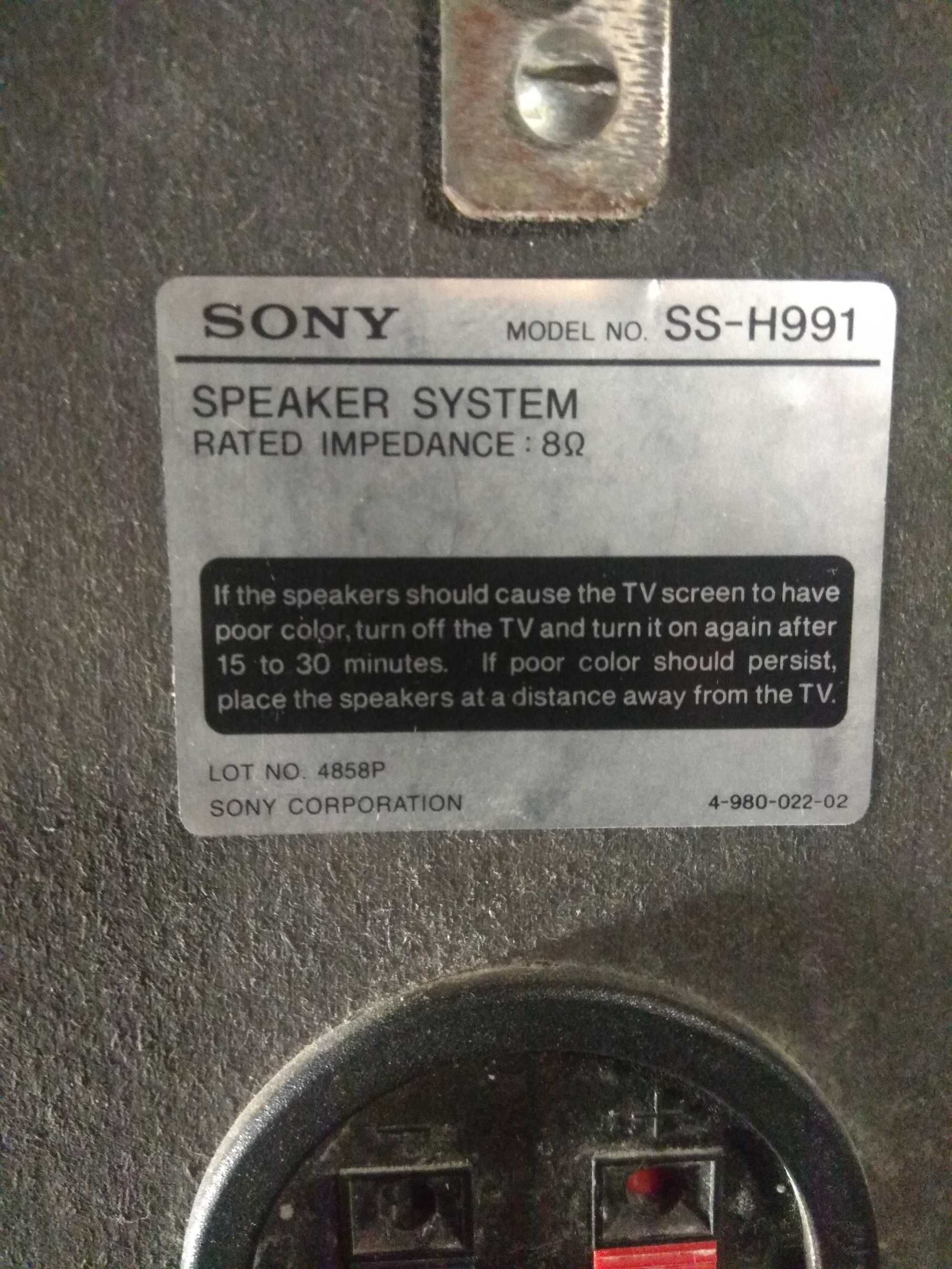 Sony Japan акустика