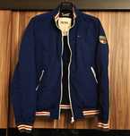 Kurtka Tommy Hilfiger Szwedka Bomberka Granatowa L