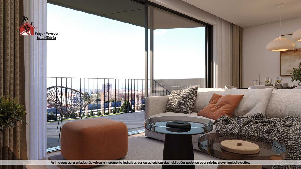 T2+1 COM TERRAÇO! MIRAMAR IV NOVA CONSTRUÇÃO -  356.000€