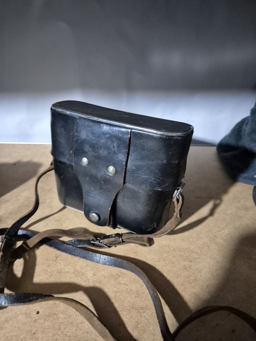 Aparat zenit B z obiektywem i futerałem