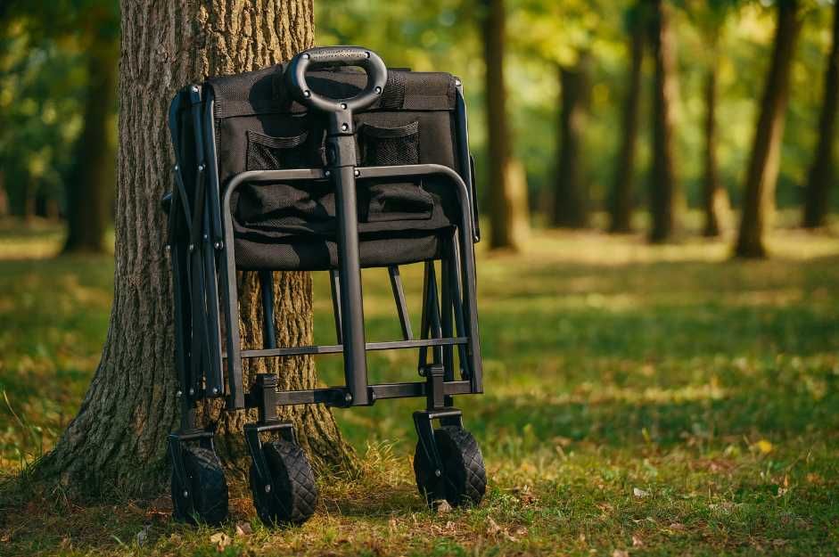 2w1 XXL 100kg Wózek Turystyczny Wędkarski Plażowy Transportowy +GRATIS