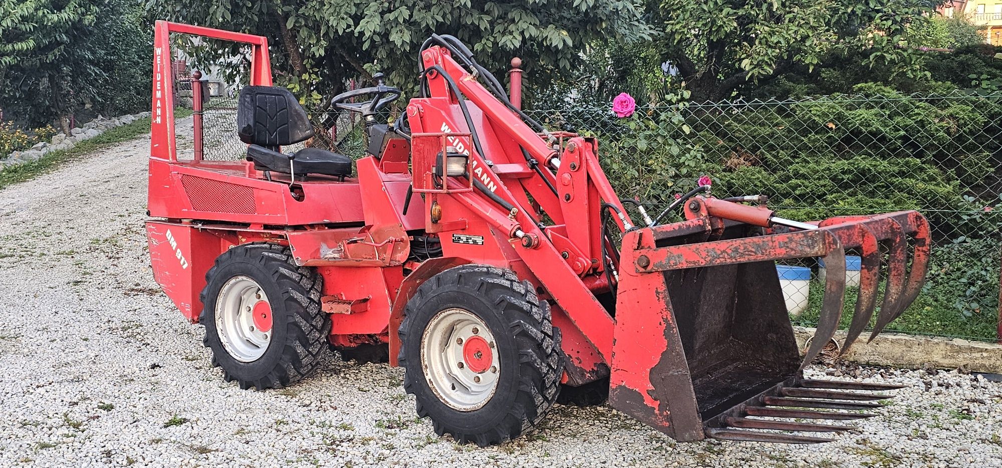 Weidemann 917 Mocna ! 4cyl. krokodyl miniładowarka mini  ładowarka