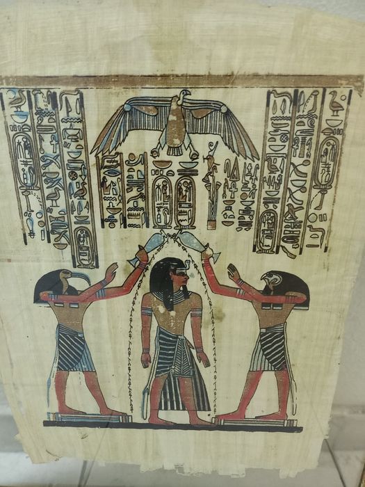 Quadros muito antigos em papiro