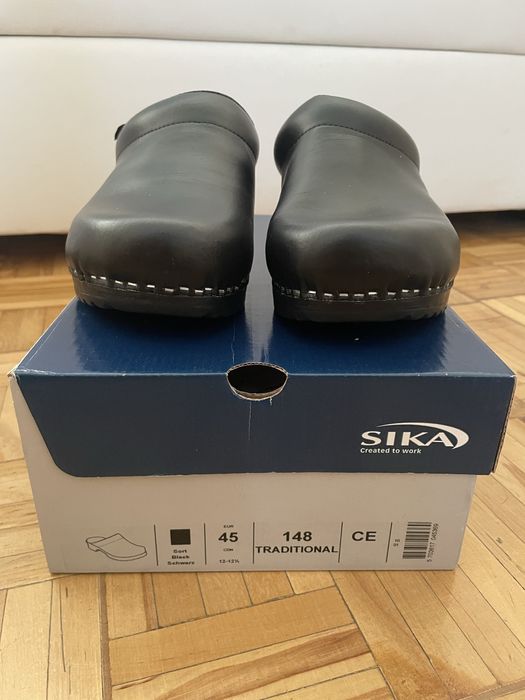 SIKA 148 Traditional- klasyczne drewniaki robocze skórzane -rozmiar 45