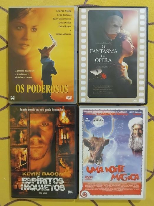 A: DVDs Filmes 0,40 cêntimos Comédia, Terror, Românticos, Ficção