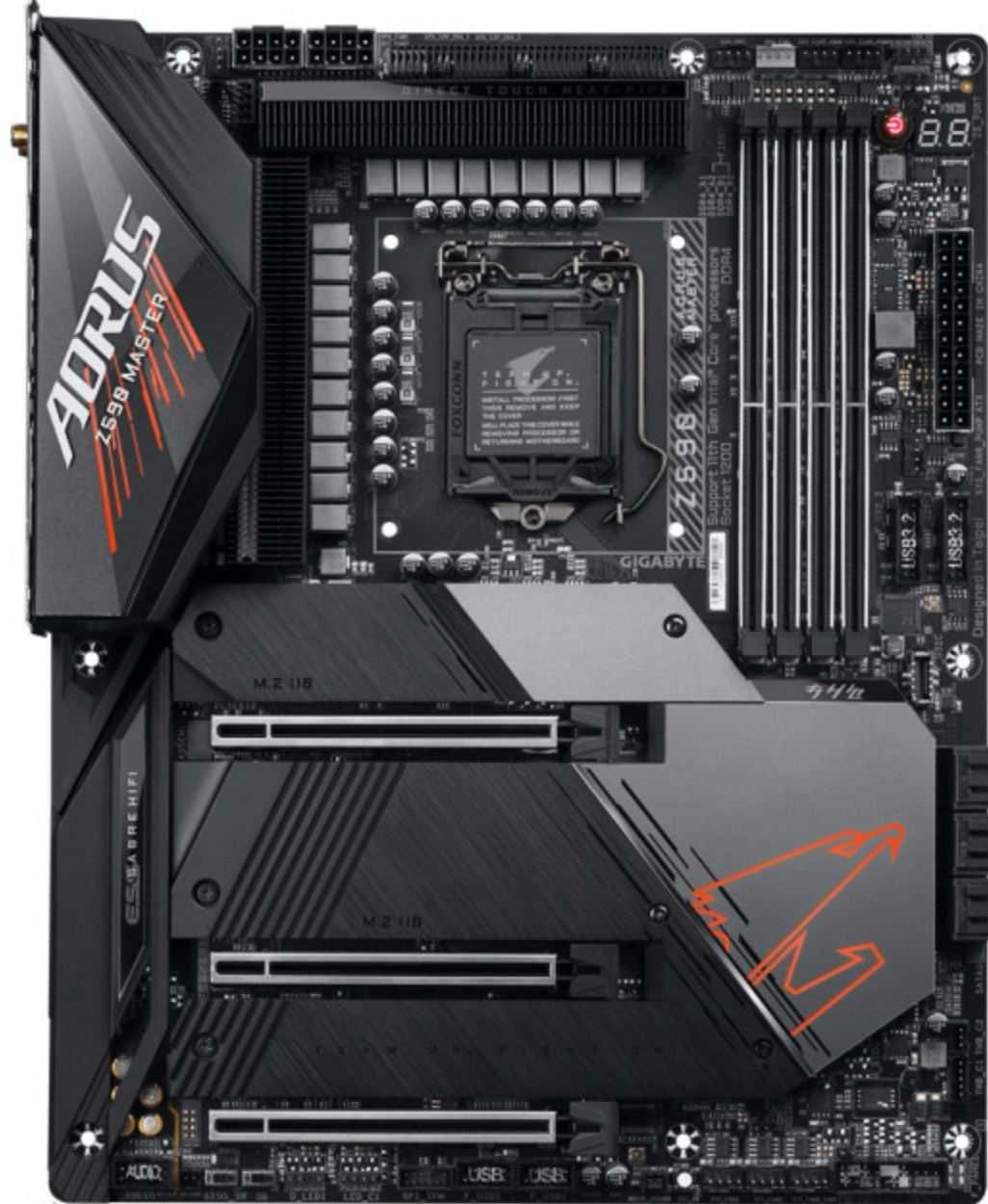 GIGABYTE Z590 aorus master ax ver 1.0