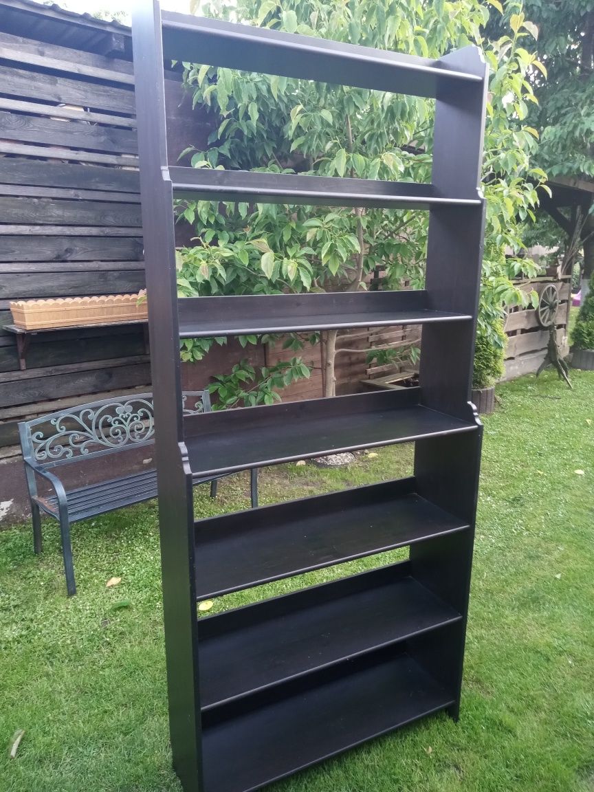 Duży wysoki regał z drzewa Ikea szer 100 wys 230 pojemny
