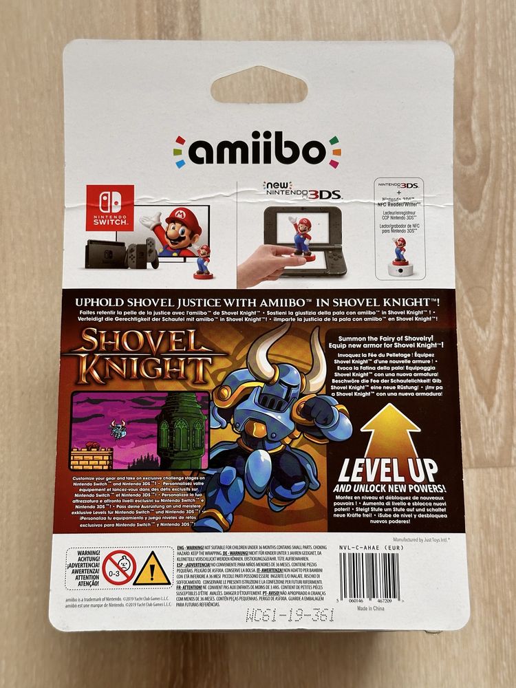 Amiibo Shovel Knight Gold Edition nintendo okazja figurka rarytas