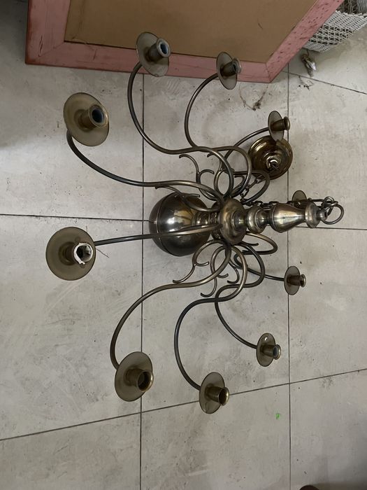 Świecznik wiszący, żyrandol na świeczki, wyjątkowy