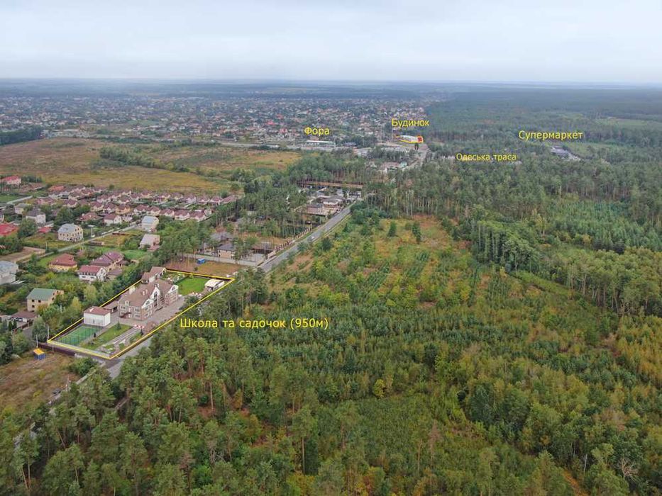 Таунхаус в лісі (р-н Сільпо), 144 м², 4 кім., закрита територія