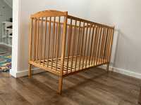 Drewniane łóżeczko dla dziecka 120x60