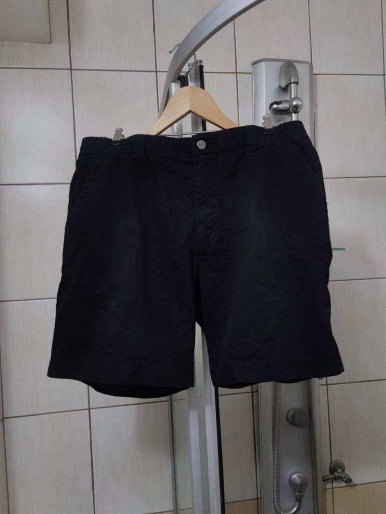 spodnie spodenki jeansowe XL szorty shorty krótkie spodenki czarne cla