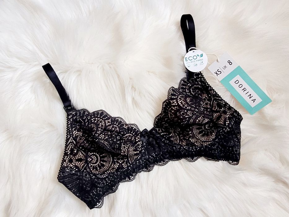 Dorina,  koronkowy  biustonosz  rozm.XS, miseczka A, B