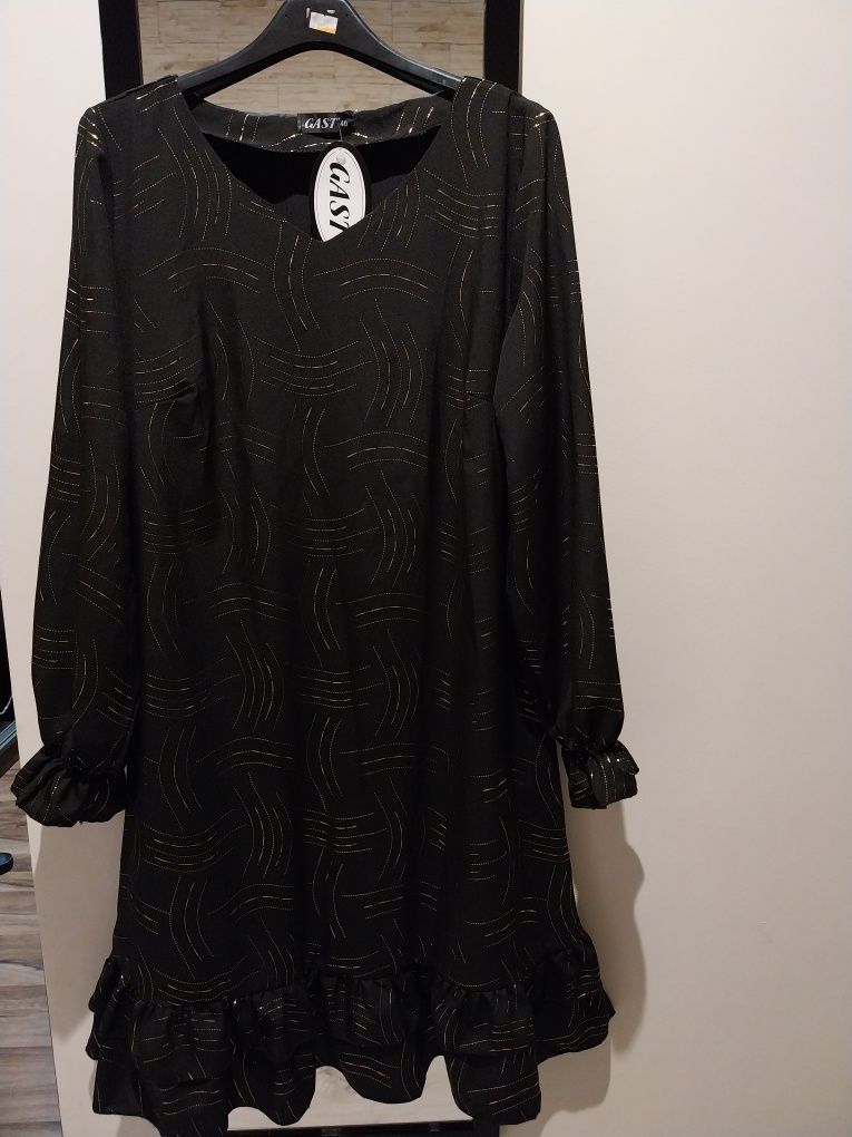 Sukienka czarno-złota rozmiar 40